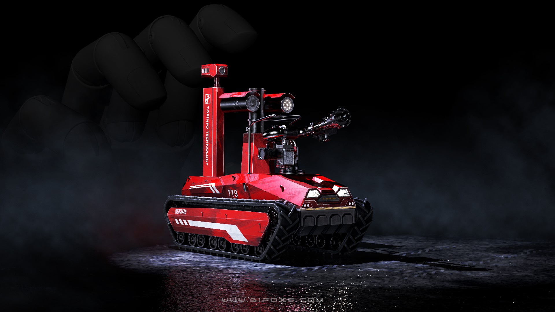 消防機器人的操控方式：遙控、自主或人機協同？